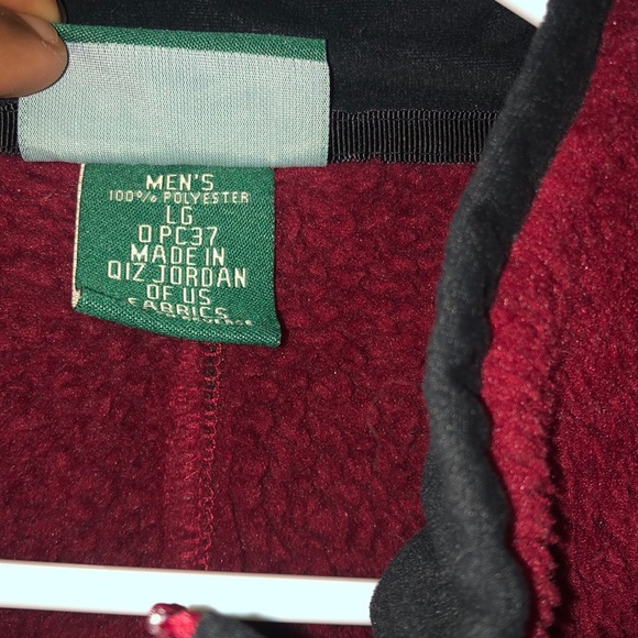 LL Bean Sherpa zip up jacket - Picture 3 of 5